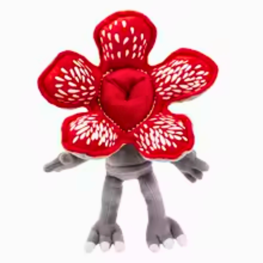 extraña criatura de peluche demogorgon