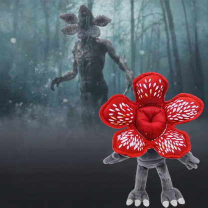 extraña criatura de peluche demogorgon